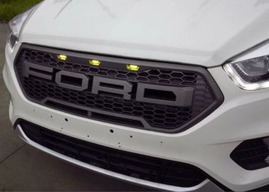 Chine Nouveau Ford Kuga gril d'avant de style de Raptor d'évasion de 2017 avec la lumière de LED, noir, rouge, Chrome fournisseur