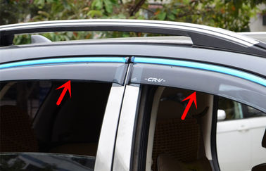 Chine Pare-soleil 2012, déflecteurs de fenêtre de voiture de HONDA CR-V de vent de rayure d'équilibre d'acier inoxydable fournisseur