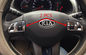 Parties de garniture d'intérieur de voiture personnalisées Chrome ABS Garniture du volant pour KIA Sportage R 2014 fournisseur