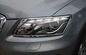 Couvertures de lentille adaptées aux besoins du client de phare d'encadrements de phare de Chrome d'ABS Audi Q5 2012 fournisseur