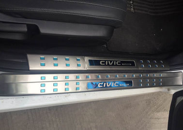 Chine S/S Auto accessoires Pour HONDA CIVIC 2016, Porte latérale éclairée seuils Scuff Plate fournisseur
