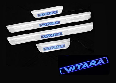 Chine Plaques de seuil de porte éclairées extérieures en acier inoxydable pour Suzuki Vitara 2015 avec lumière LED fournisseur