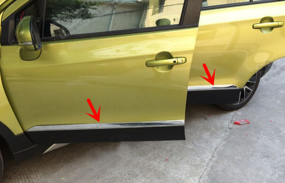 Un bon prix. Plastique ABS Chromé Porte latérale basse bande de garniture Pour SUZUKI S-cross 2014 en ligne