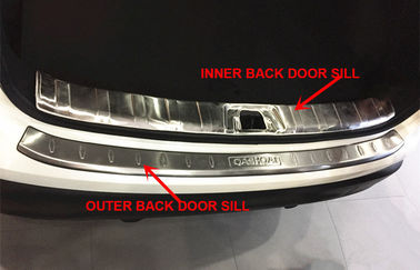 Un bon prix. Parés de porte arrière en acier inoxydable pour Nissan Qashqai 2014 2015 2016 Plaque de frottement en ligne