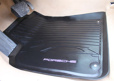 Un bon prix. Tapis de sol en PVC noir pour Porsche Macan 2014 2016, tapis de pied avec le logo de style original en ligne
