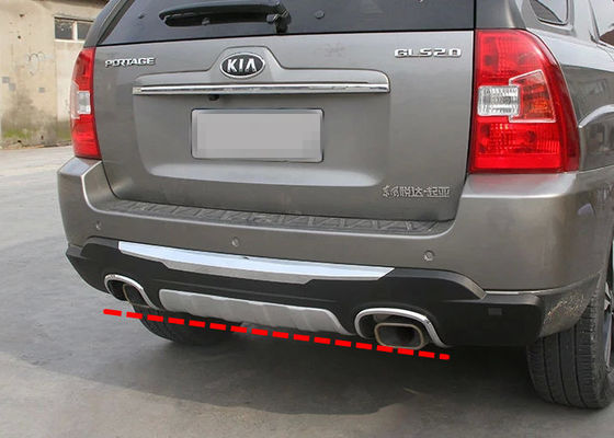 Un bon prix. Garde de pare-chocs de voiture personnalisée pour KIA Sportage 2007 Garde de pare-chocs arrière avec garniture en chrome en ligne