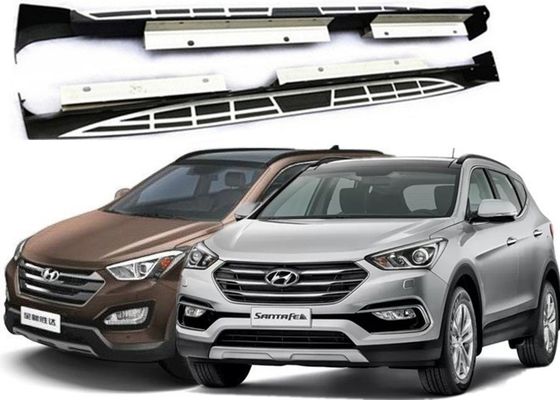 Un bon prix. Plaques d'étape latérales de style OE avec supports en alliage pour Hyundai Santafe 2013 2016 IX45 en ligne