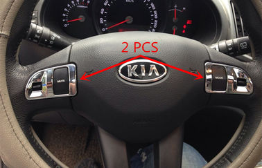 Un bon prix. Parties de garniture d'intérieur de voiture personnalisées Chrome ABS Garniture du volant pour KIA Sportage R 2014 en ligne
