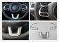 Plastique ABS Auto Parties de garniture intérieure Volant Garniture Chrome pour Jeep Compass 2017 fournisseur