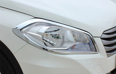 Un bon prix. Des lunettes de phare en ABS chrome pour Suzuki S-cross 2014, cadre de lampe arrière en ligne