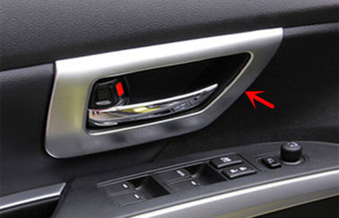 Un bon prix. Pièces de garniture pour l' intérieur automobile chromé pour le Suzuki S-cross 2014, cadre de poignée de porte intérieure en ligne