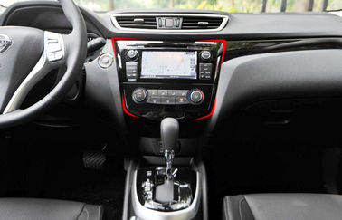 Un bon prix. Pièces de garniture d'intérieur automobile chromées pour Nissan Qashqai 2015 2016 Cadre du panneau avant en ligne