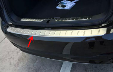 BMW Nouveau X6 E71 2015 en acier inoxydable Porte arrière extérieure seuil arrière pare-chocs plaque de frottement