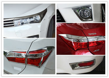 Un bon prix. COROLLA 2014 Feuille de voiture chromée couvre la lumière arrière Garniture et lampe à brouillard en ligne