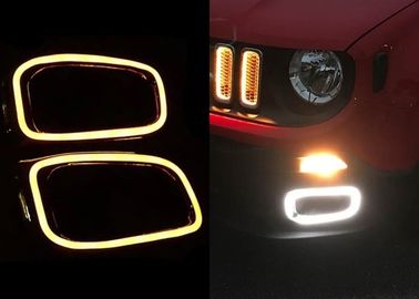 Un bon prix. Cadre de lampe à brouillard avec lampes de course de jour à LED pour JEEP Renegade 2016 2017 en ligne