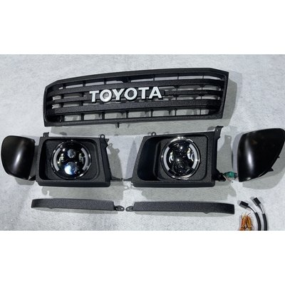Un bon prix. 5311160070 Toyota Land 80 Couverture de grille avant Grille automobile pour la décoration et la protection Noir/Blanc/Chrome en ligne