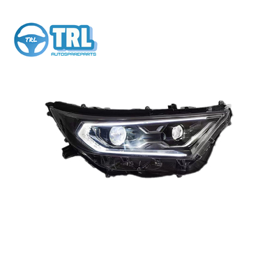 Un bon prix. Toyota Rav4 phares en plastique blanc / chrome / noir LED / halogène lampes de voiture en ligne