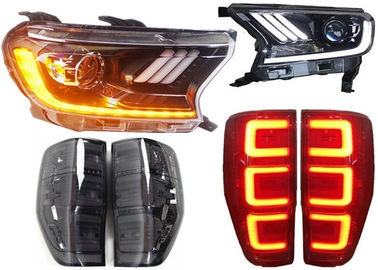 Un bon prix. L'éclairage de la tête à LED jaune et l'éclairage de la queue pour Ford Ranger T7 2015 en ligne