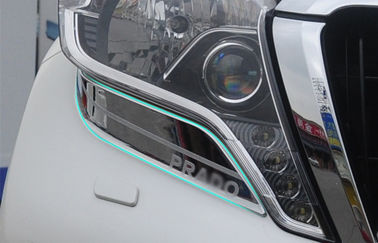Un bon prix. Des lunettes de phare professionnelles en chrome / couvertures de phares de voiture pour Toyota Prado FJ150 2014 en ligne