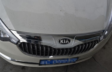 Un bon prix. Parties de garniture de carrosserie automobile ABS chrome pour KIA K3 2013 2015, bande de garniture du capot en ligne